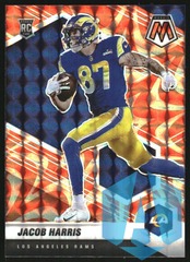 2021 Panini Mosaic Reactive Orange #338 Jacob Harris LA Rams